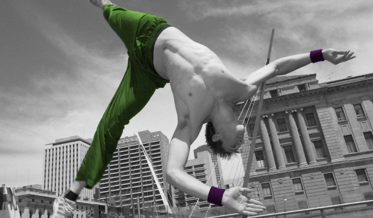 Parkour a Roma EUR